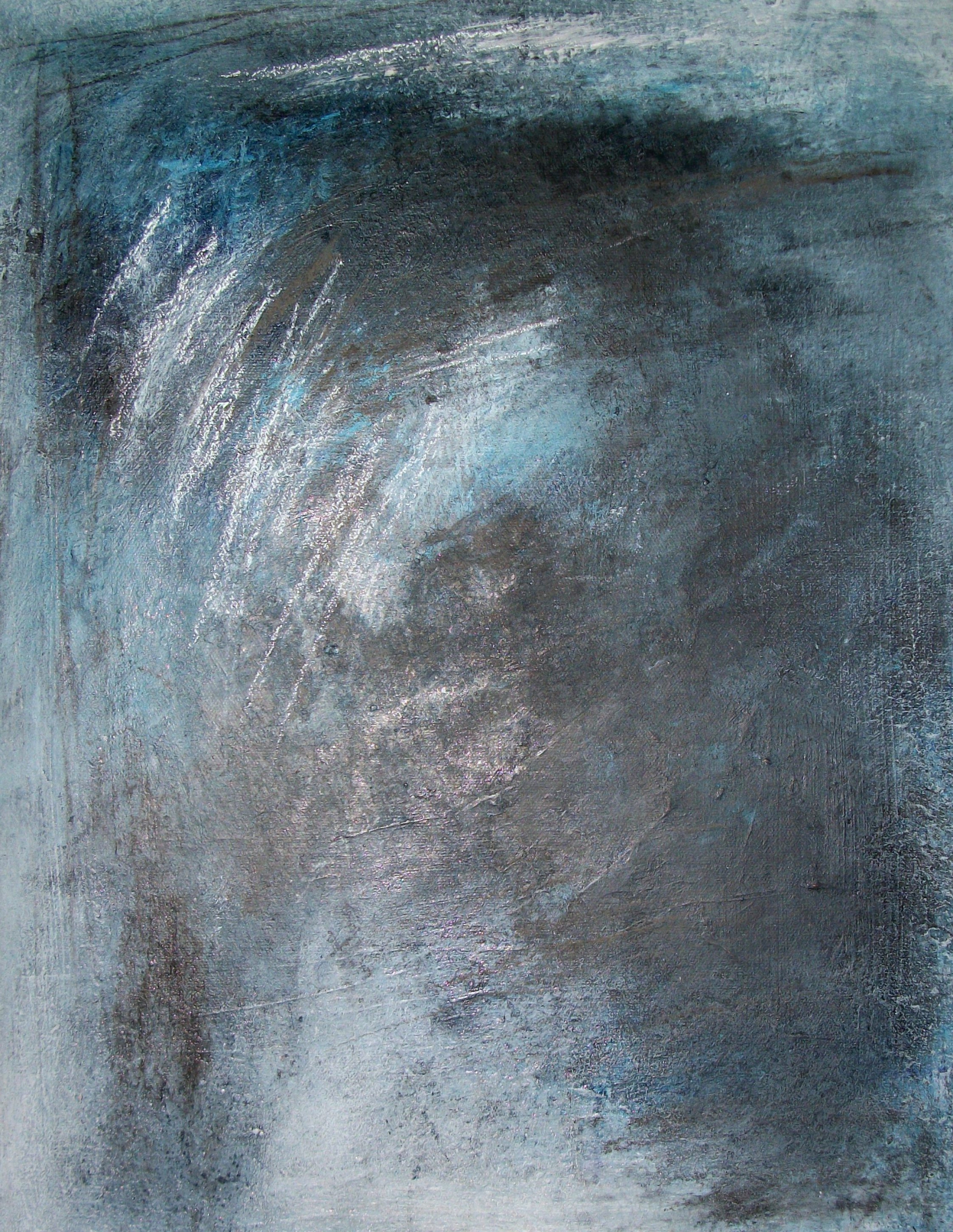 Winter Sky Charcoal by Linda Sweeney